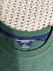Superdry Baseball Embroidered Patch Graphic Men’s M Tshirt Athletic Wear Premium