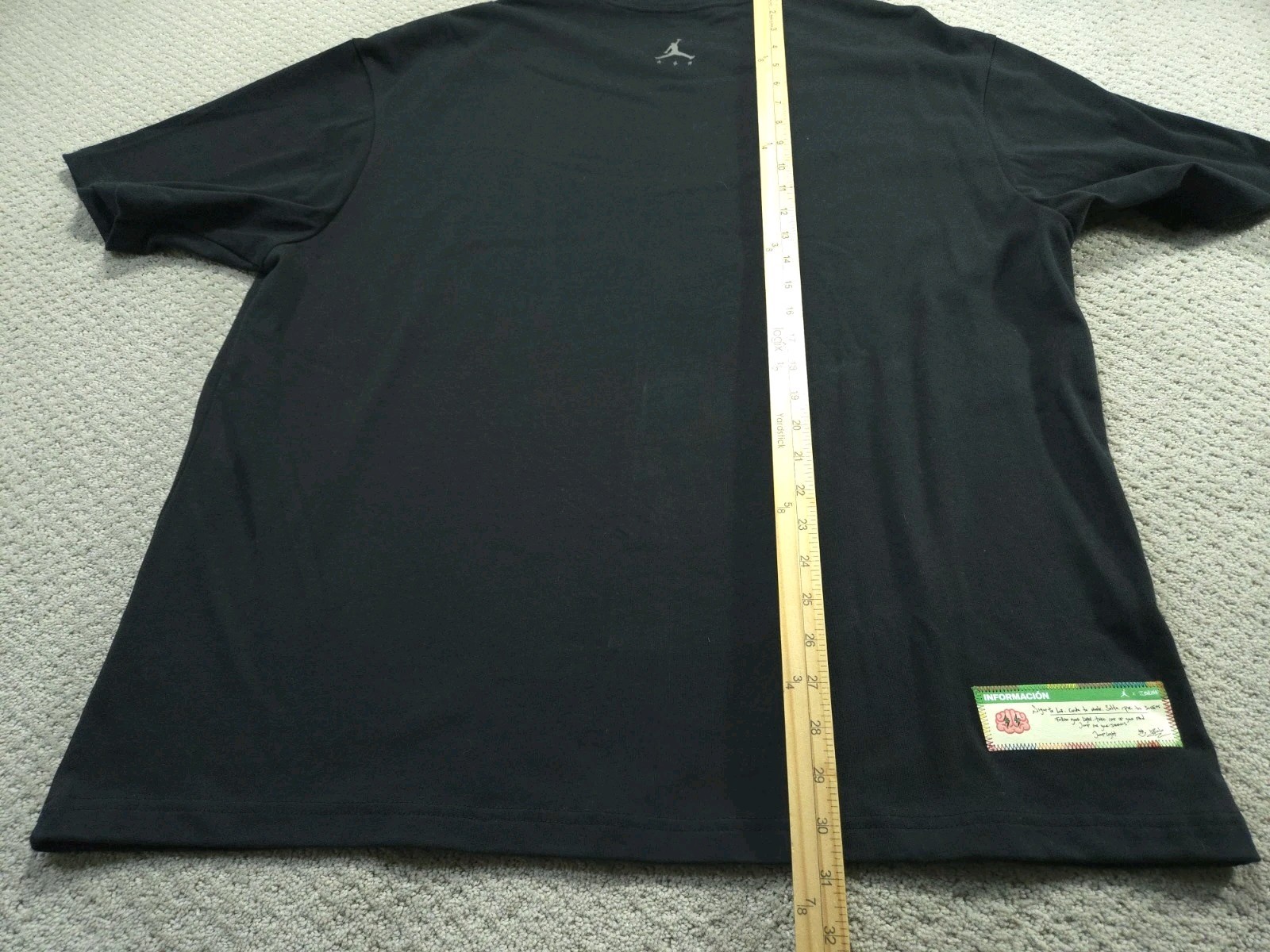 Jordan J Balvin Shirt Mens XL Black Streetwear Collab Graphic Medellín Sunset gallery