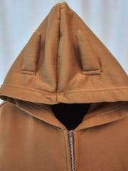 Unbranded sweatshirt with front zipper in tan men tops size M M18