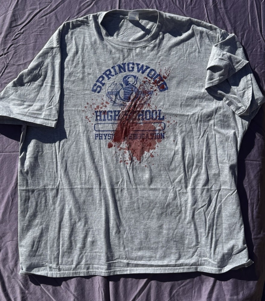 Nightmare On Elm Street Springwood High Physical Education Mens T Shirt 5XL gray