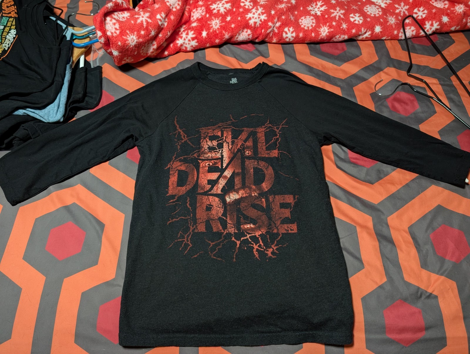 Fright Rags Horror Baseball Tee Shirt Medium Evil Dead Rise
