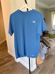The North Face Men’s Slate Blue Short-Sleeve FlashDry XD Crew Tee M NWOT