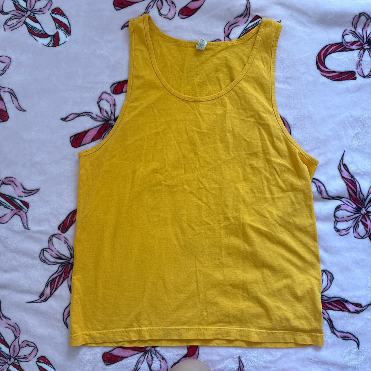 Men’s Los Angeles apparel yellow muscle tank top M gallery
