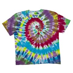 American Bowling Team Tenpin Bowling Souvenir Graphic Rainbow Tie Dye T-Shirt XL