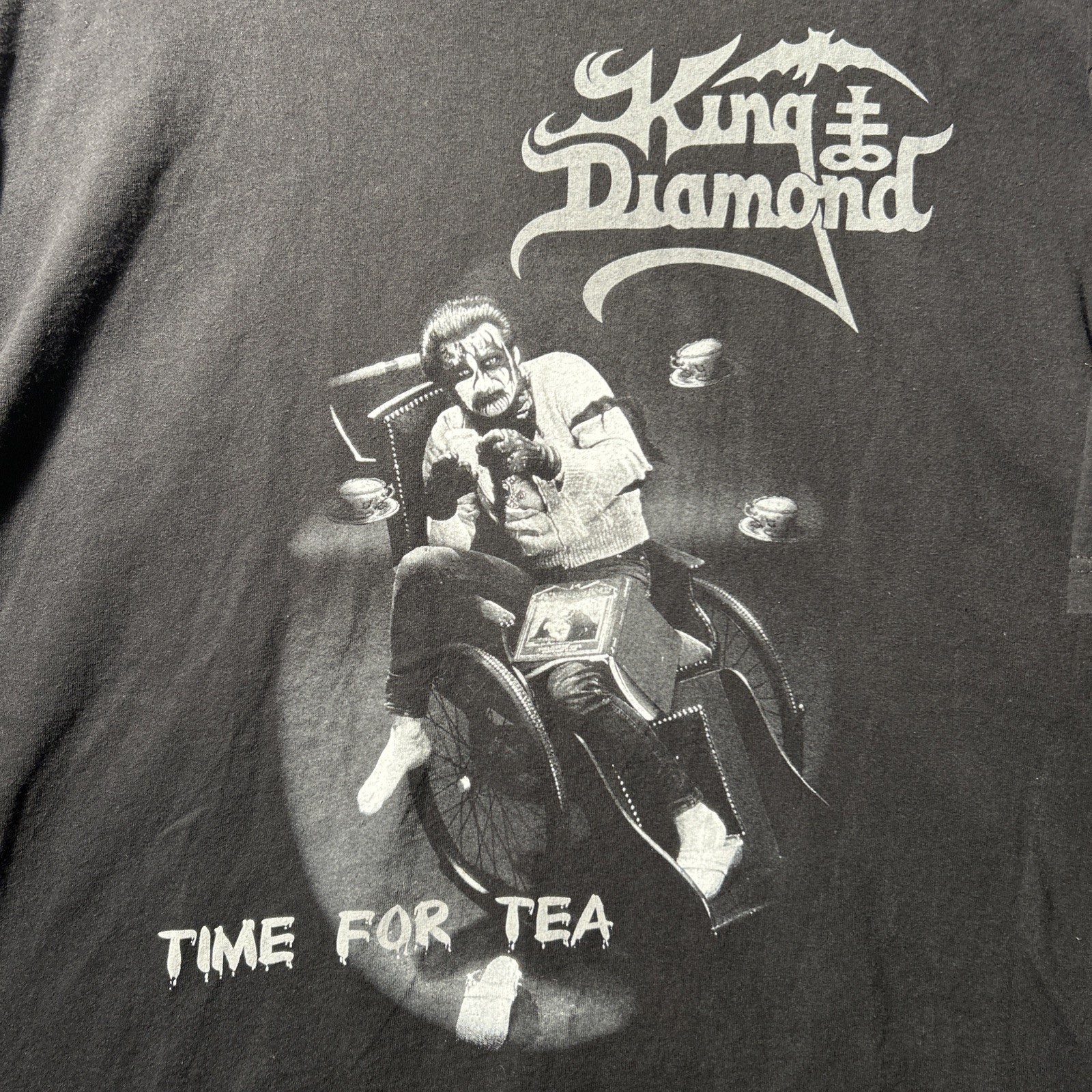 KING DIAMOND Time For Tea Shirt Sz 2XL Official Merchandise Double Sided gallery