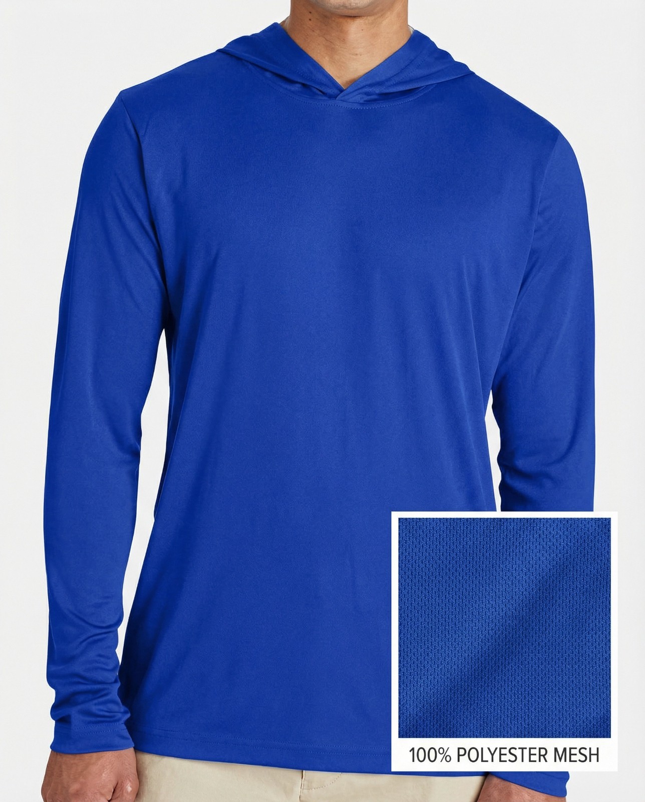 Men’s Quick Dry Performance Hooded Long Sleeve – Dry Fit Athletic Shirt gallery