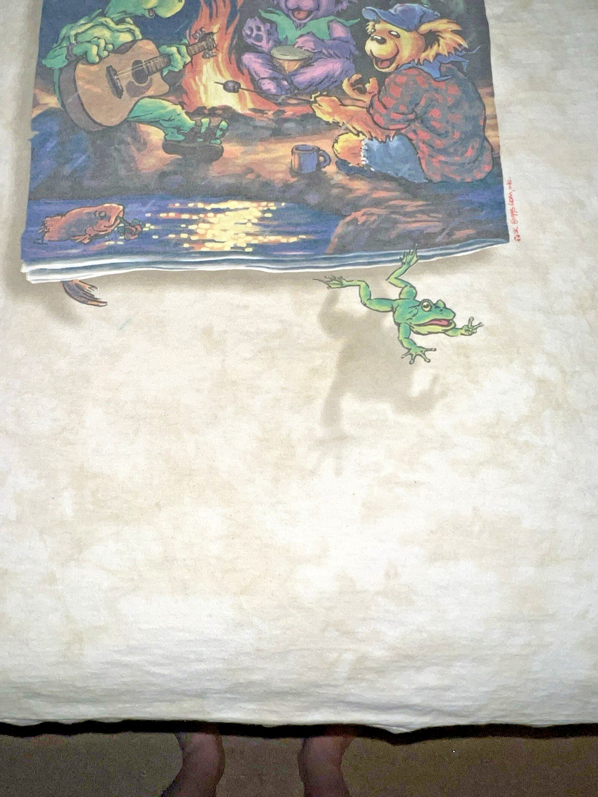 Vintage 1995 Liquid Blue Grateful Dead L.L. Rain/L.L. Bean XL shirt (rare) gallery