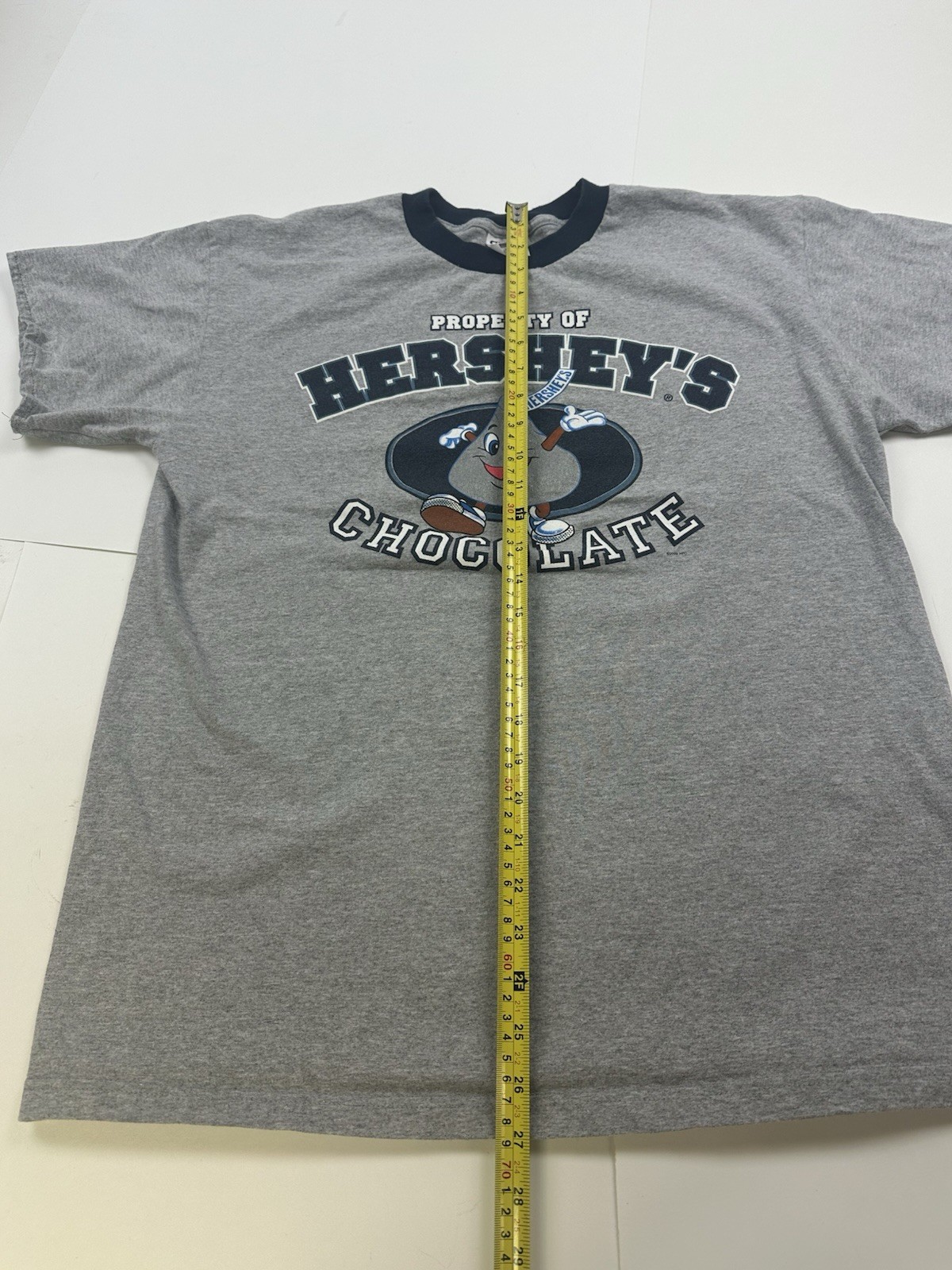 Vintage Hershey Chocolate Bar T Shirt Ringer Style Tee Size Large 2002 Y2K gallery