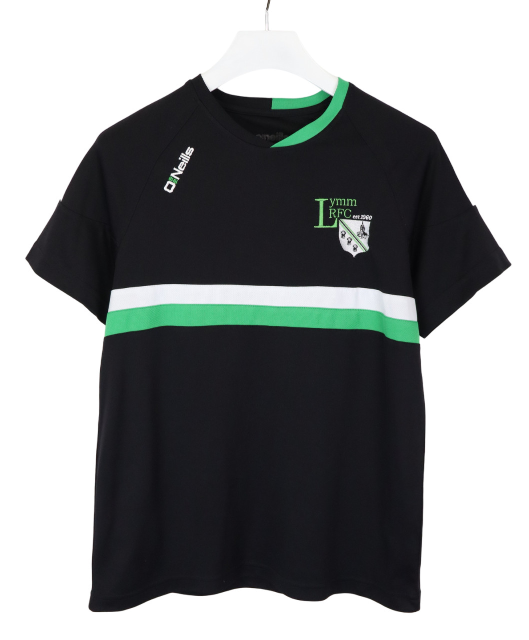 O'Neills Lymm RFC T-Shirt Mens M Stretchy Pullover Black Crew Neck gallery
