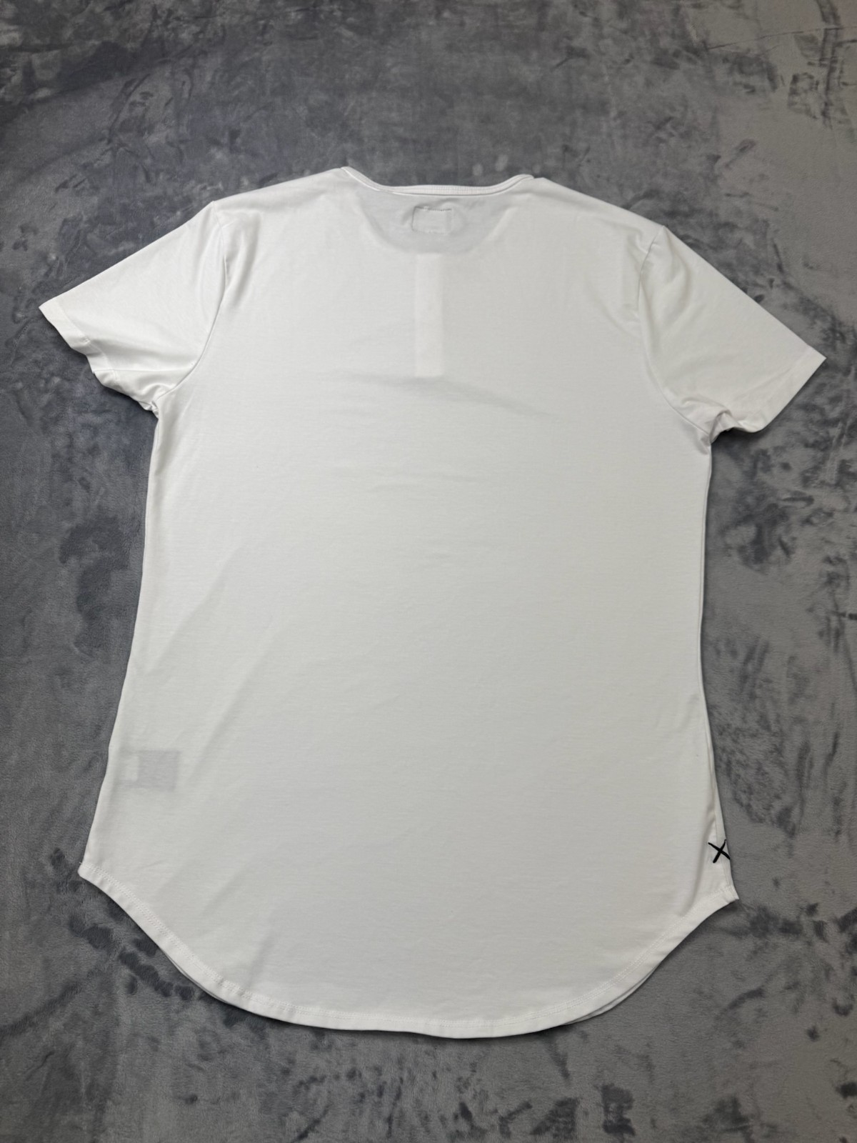 Cuts Clothing Elongated Henley T-Shirt Men's XXl White gallery