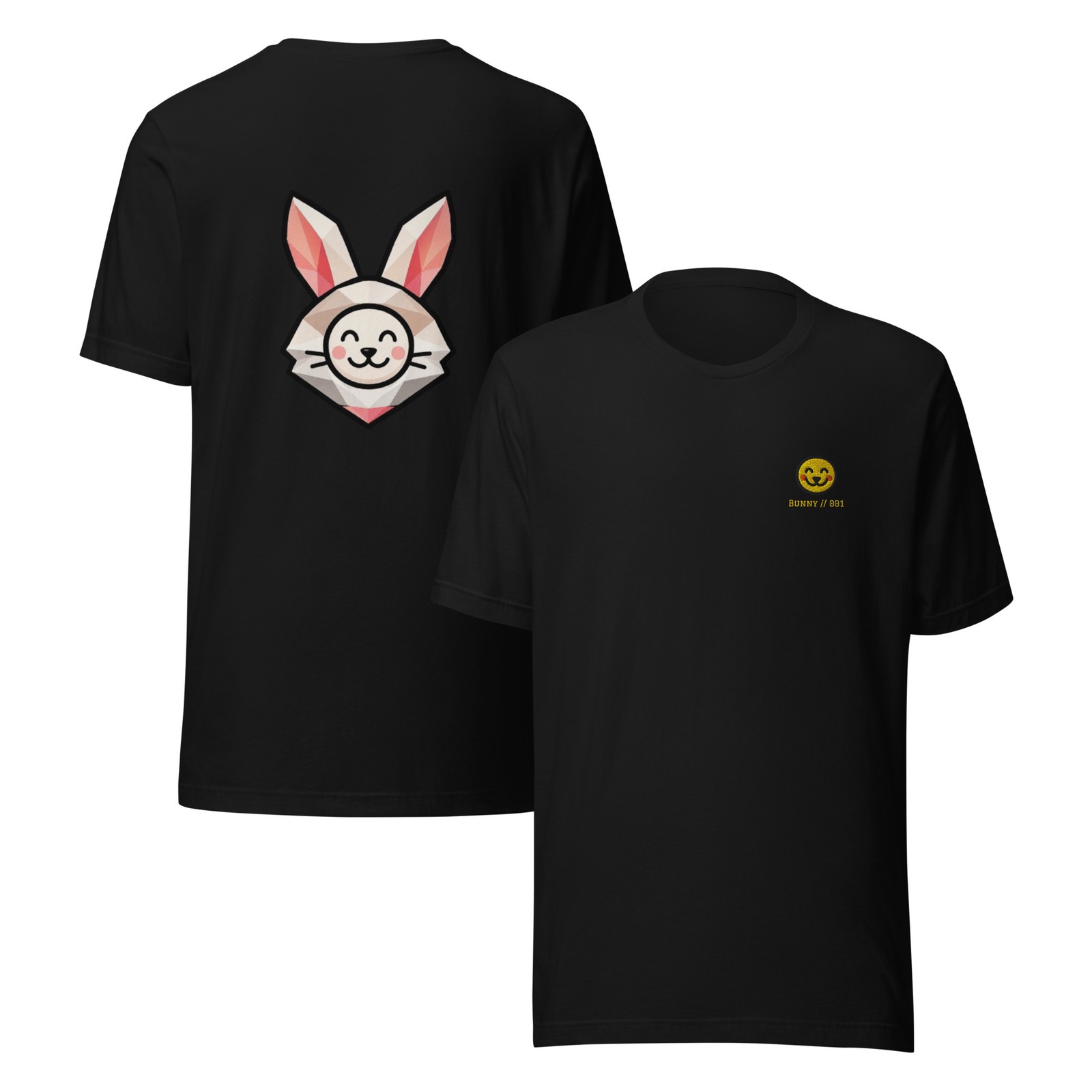 Geometric Hoppy Bunny // 001 T-shirt // Gift for him/her gallery