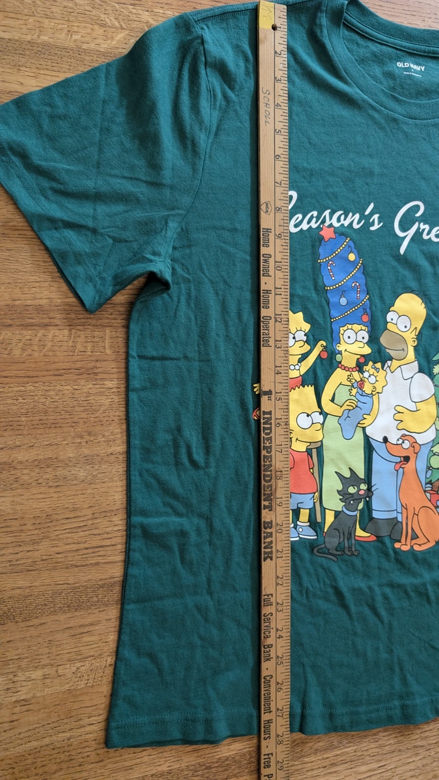 NWT The Simpsons Christmas Shirt Small Men’s Old Navy gallery