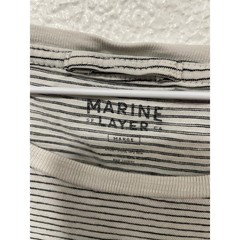 Marine Layer striped cotton blend tee men’s sustainable Size Marge