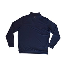 Emery University Peter Millar 1/4 Zip Mens Large Navy ME0EK40 **NEW**