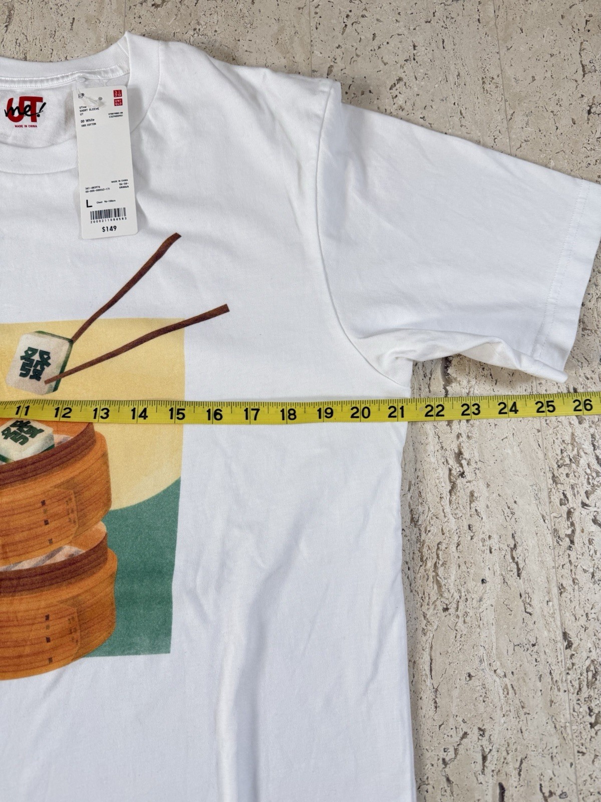 NEW UNIQLO UTMe Hong Kong Local Artist Exclusive Mens Med/Large Mahjong Dim Sum gallery
