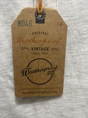 Weatherproof Vintage Men’s Medium Oatmeal White Long Sleeve Henley T-shirt $44