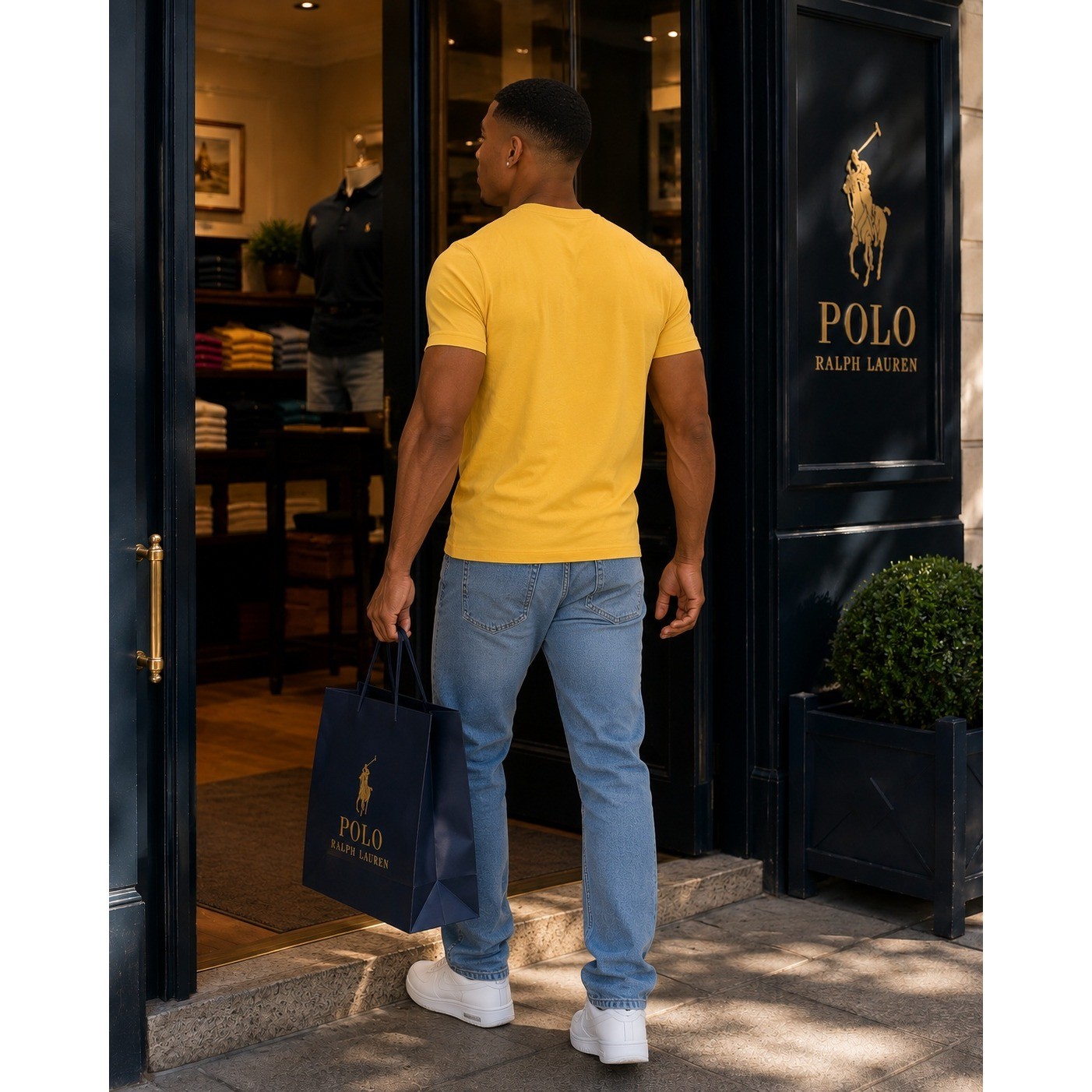 Polo Ralph Lauren Mens Winter Yellow Cotton Crewneck T-Shirt 3XB 710/671615022 gallery