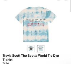 Travis Scott The Scott’s World Tie Dye T Shirt Xl Men’s