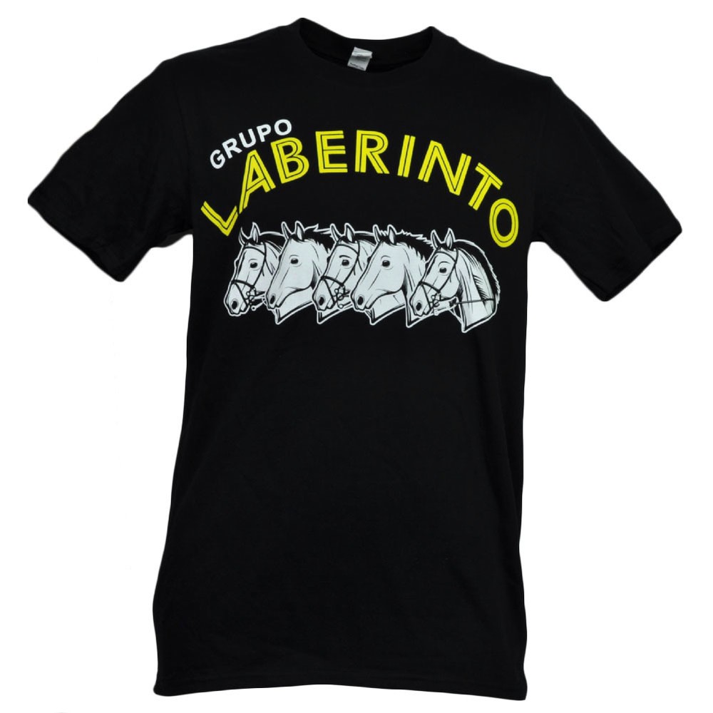 Grupo Laberinto Corridos Rancheras Tshirt Tee Camisa Black Music Horse Mens