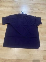 Espionage Men’s Collared T Shirt Size 5XL Navy Blue Damson