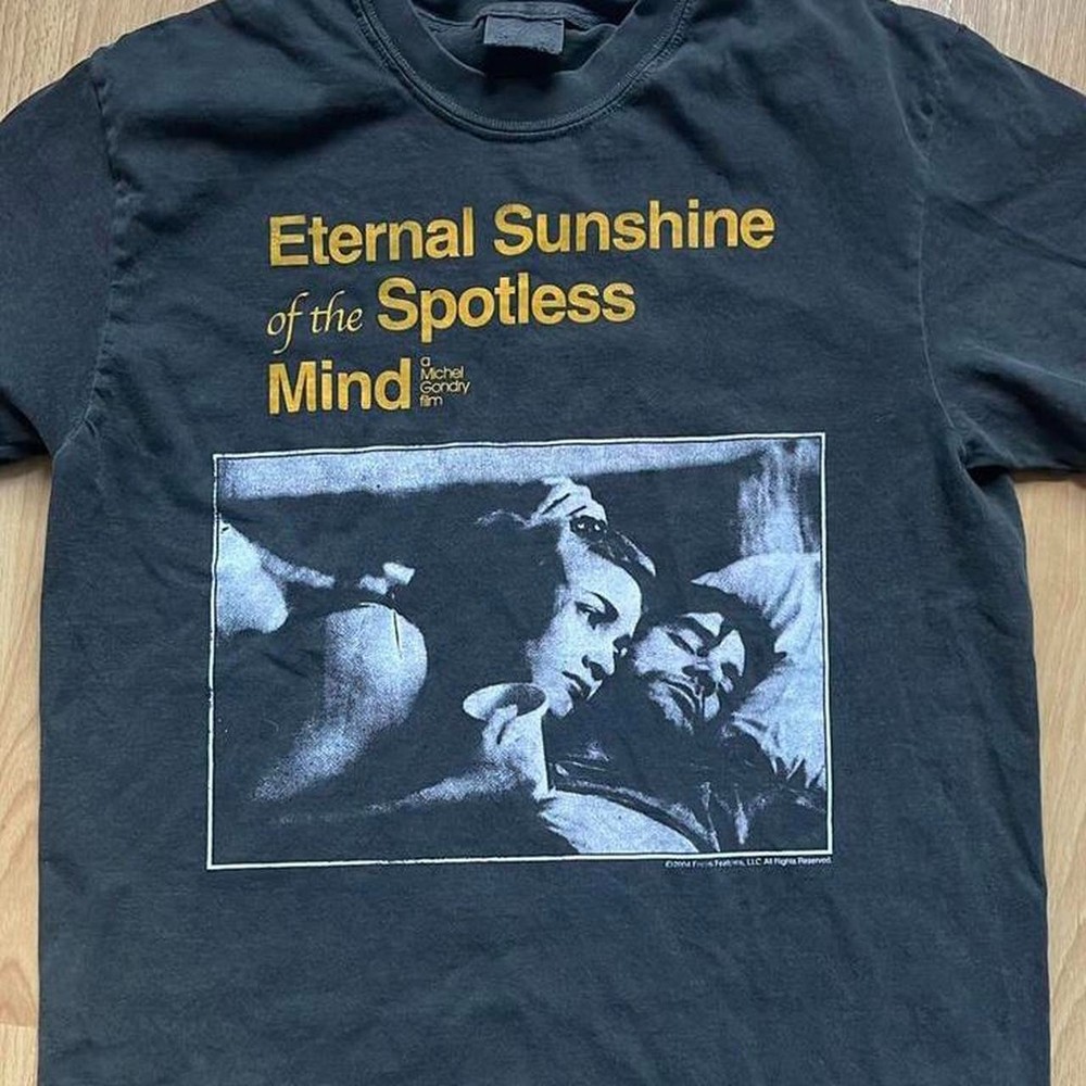 Eternal sunshine off the spotless mind black tshirt, vintage movie tshirt