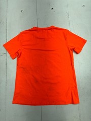 Shein Solid Orange Basic Short Sleeve Crew Neck T shirt Mens Size Large