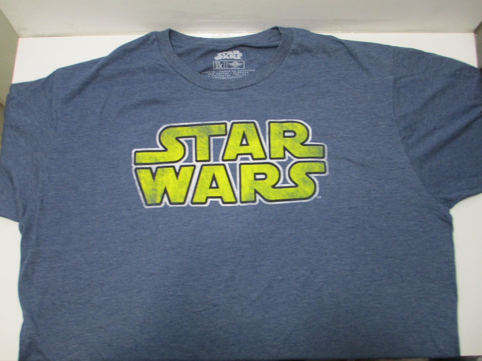 Star Wars T-Shirt Classic Logo Size 2X Lightweight Blend Material Blue NEW gallery