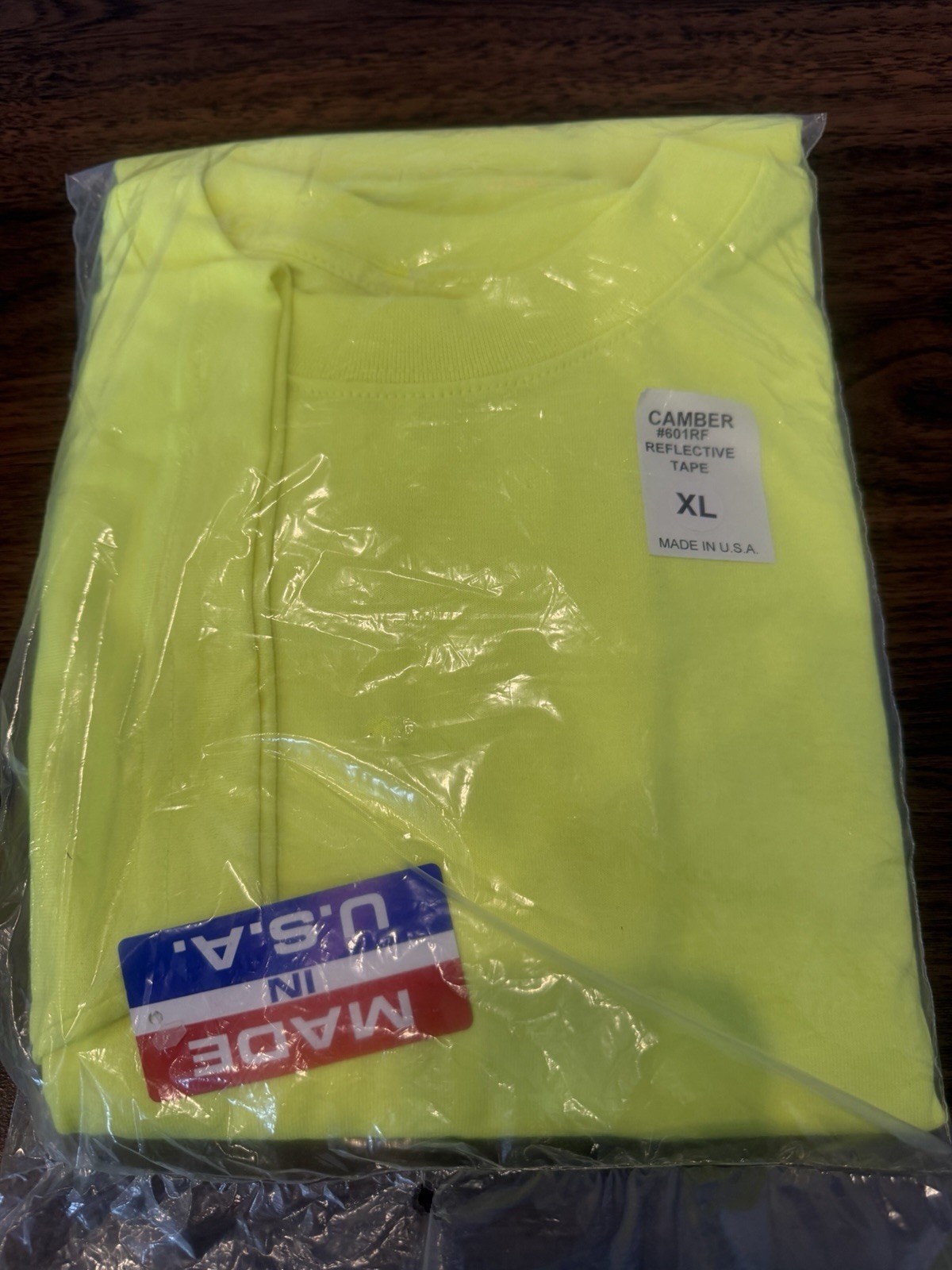 CAMBER 601 Heavyweight Hi Vis Shirt Shirt USA Made Size XL Still In Plastic