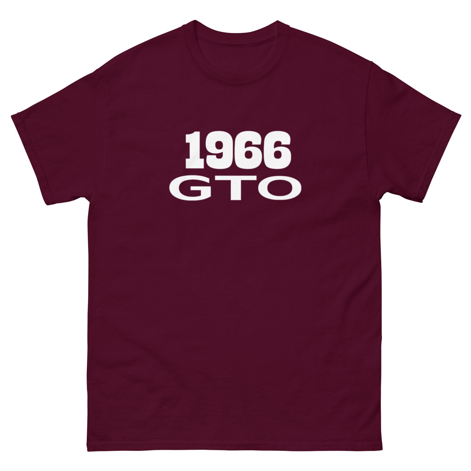 1966 GTO T-SHIRT SIZES SMALL thru 5XL CHOOSE FROM 12 COLORS!