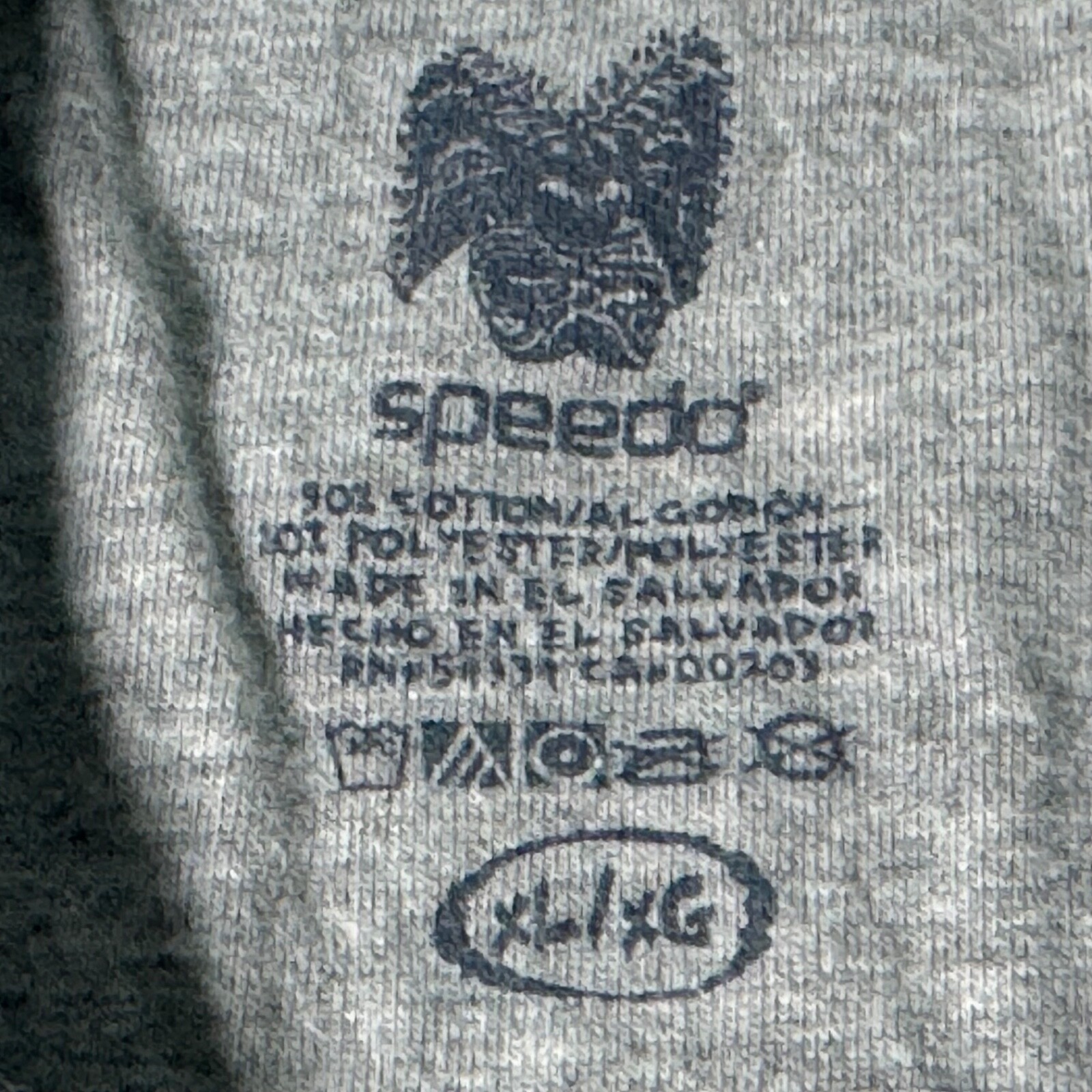 Speedo Shirt Adult Extra Large Gray Surf Classic Surfing Ocean Outdoors Mens gallery