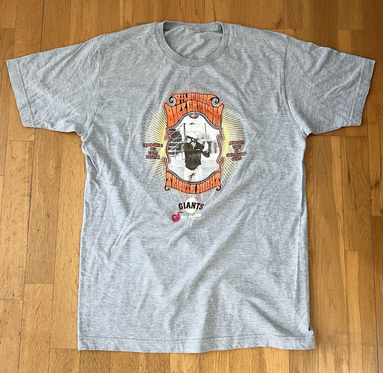 2017 Giants Bill Graham Fillmore Shirt L- Doors Who Jefferson Airplane Hendrix🫠