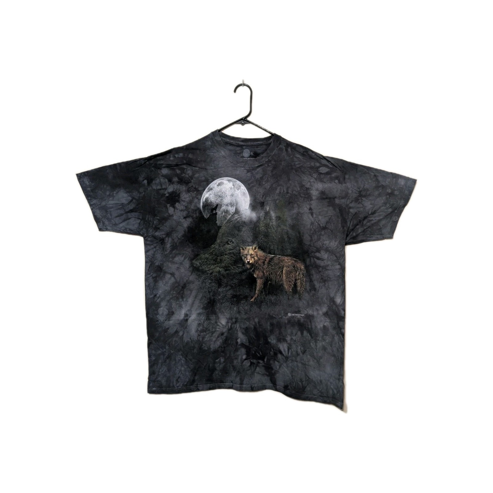 The Mountain Mens T-shirt Gray Forest Spirit Wolf New Logo 2XL #4384 NWOT gallery