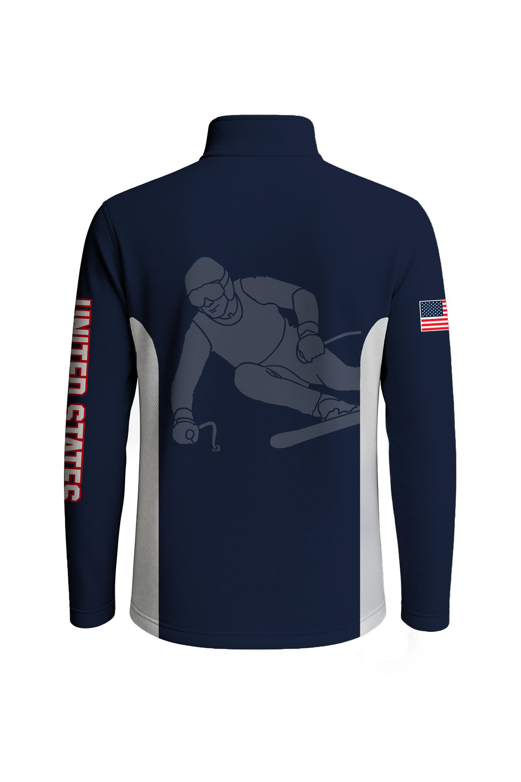 USA SKI Team Lightweight Navy 1/4 Zip Pullover gallery