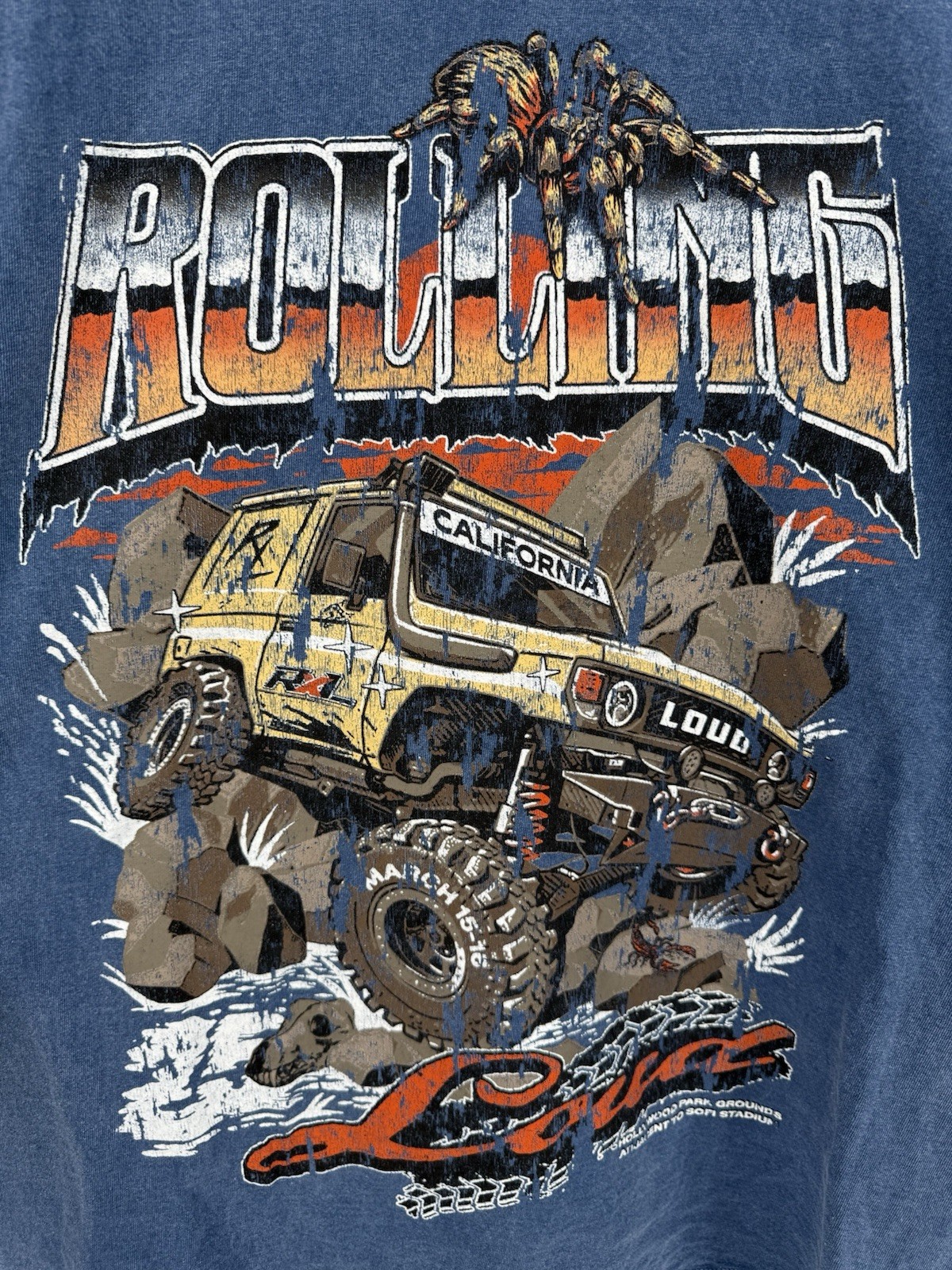 Rolling Loud 2025 Festival Lineup T-Shirt Size Large A$AP Rocky Playboi Carti gallery