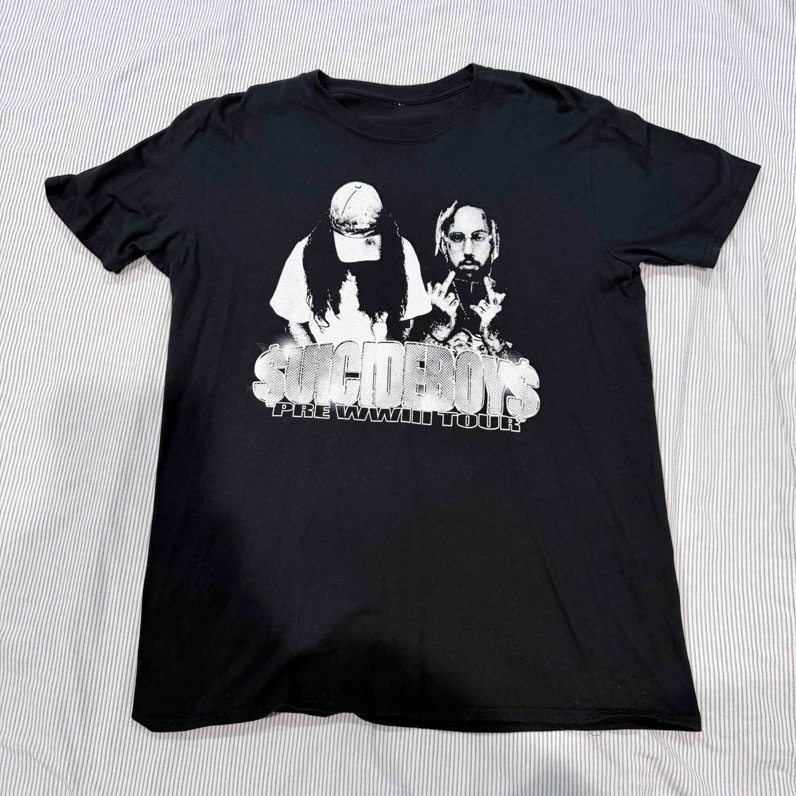 MEDIUM 2018 G59 SUICIDEBOYS $UICIDEBOY$ PRE WORLD WAR III Tour tee gallery
