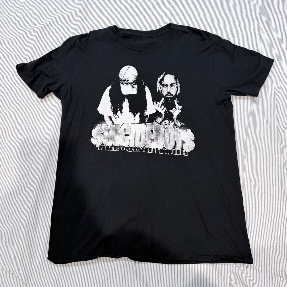 MEDIUM 2018 G59 SUICIDEBOYS $UICIDEBOY$ PRE WORLD WAR III Tour tee