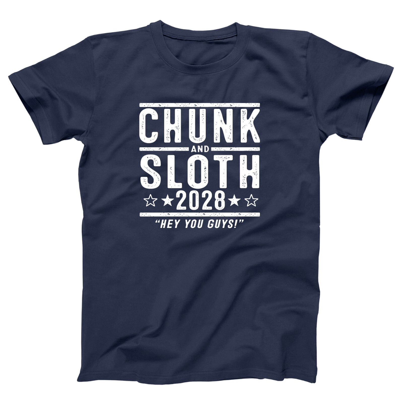 Chunk Sloth 2028 Election - funny goonies 80s movie Xs-5x Unisex Soft Tshirt gallery