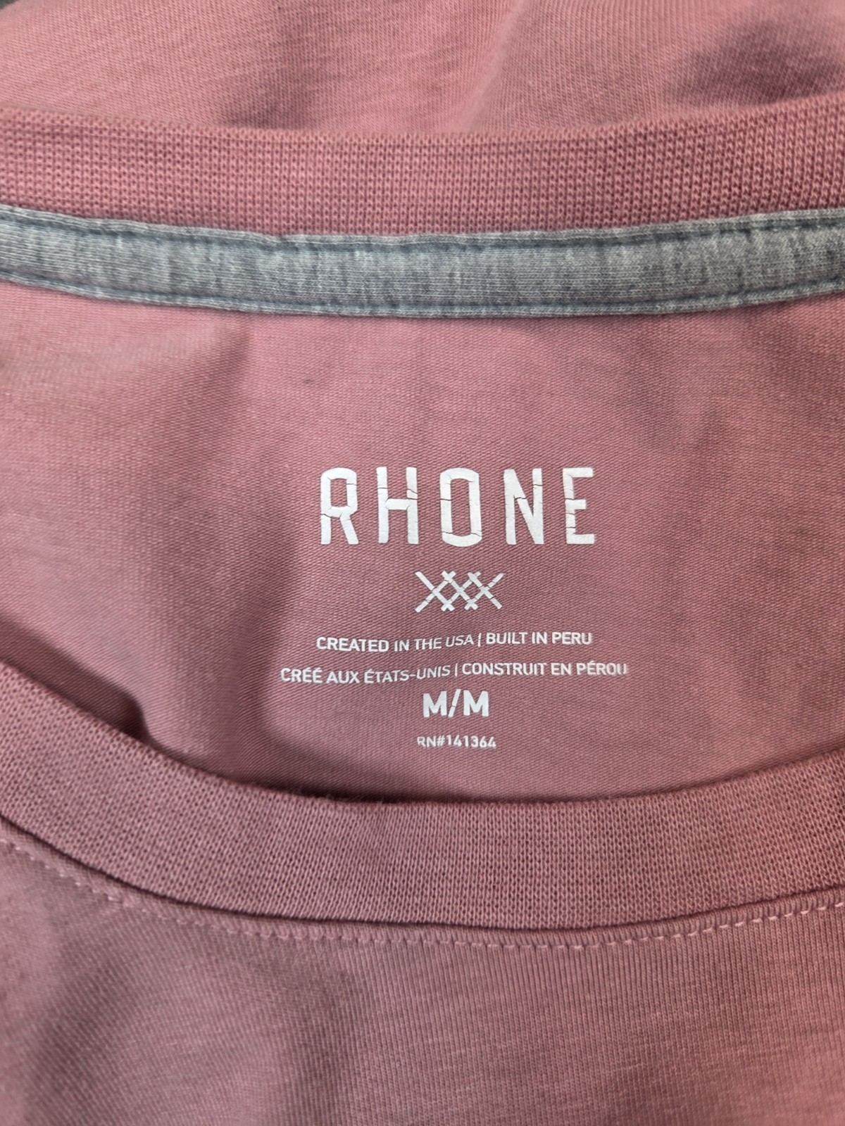 Rhone Tee Shirt Mens Medium Red Pima Cotton Elastane gallery