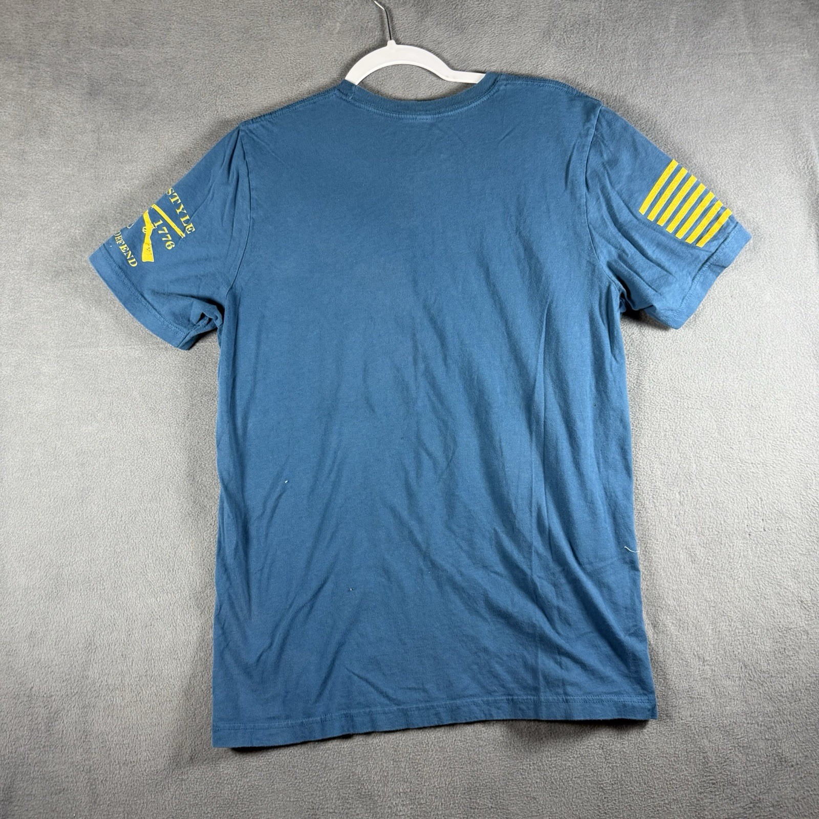 Grunt Style 1776 Large T-Shirt Fly Atomic Airlines Blue Fits Like Medium gallery