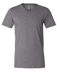 BELLA + CANVAS – Unisex Soft Jersey V-Neck Plain Short Sleeve T-Shirt Tee – 3005