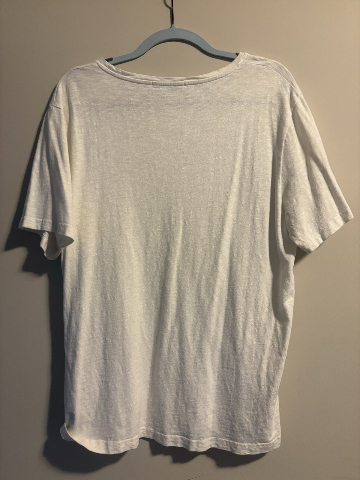Pierre Balmain Men’s Cotton Off White Logo Short Sleeve T-Shirt Size 52 gallery