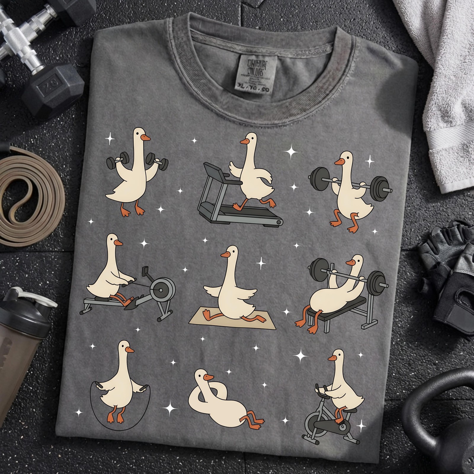 Silly Goose Gym Shirt Funny Workout Meme Fitness Tee for Gym Lovers