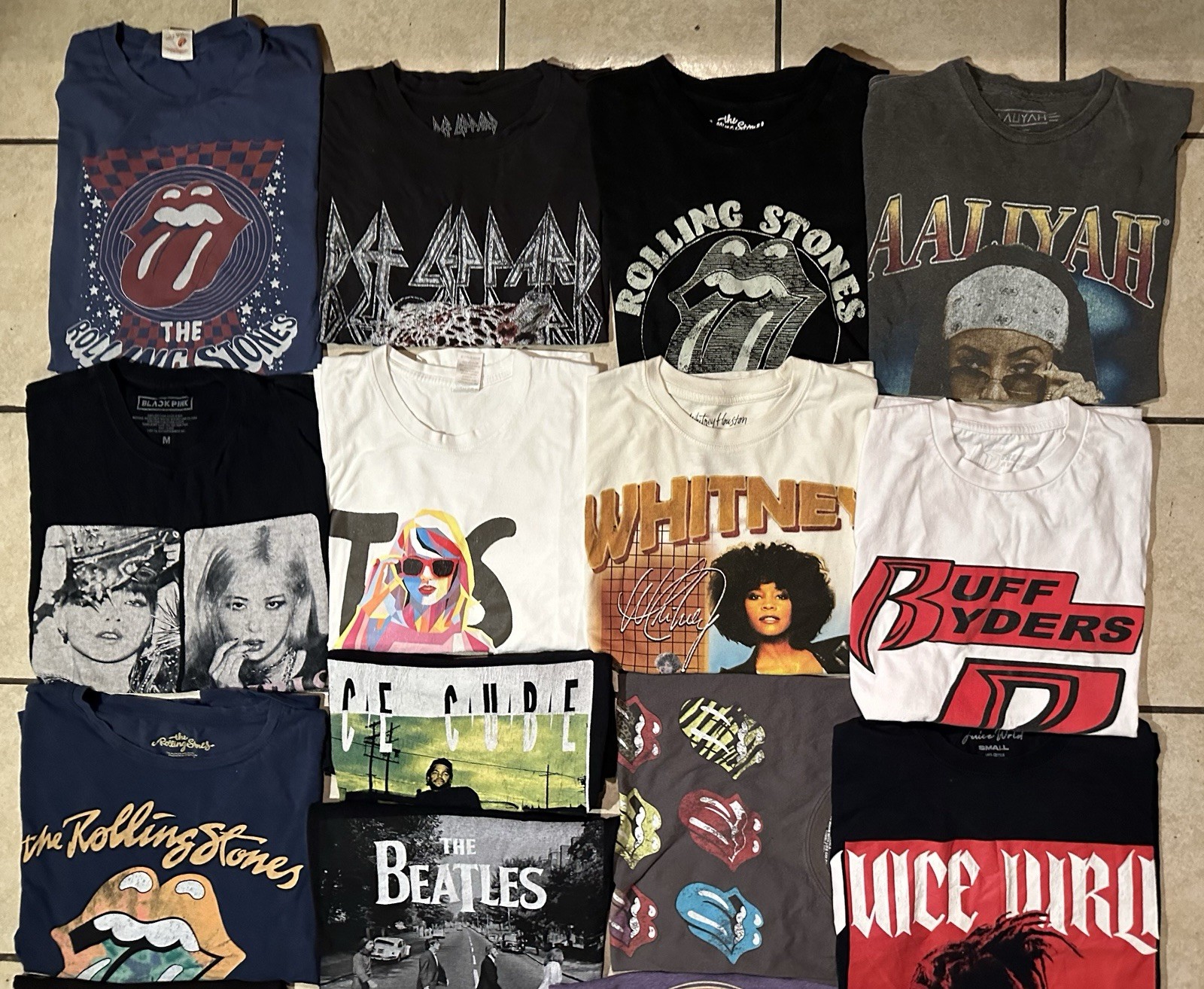 BAND TEE MENS MIX LOT 25pc VTG Y2K ROCK RAP Reprint Sweatshirt Resell WHOLESALE￼ gallery