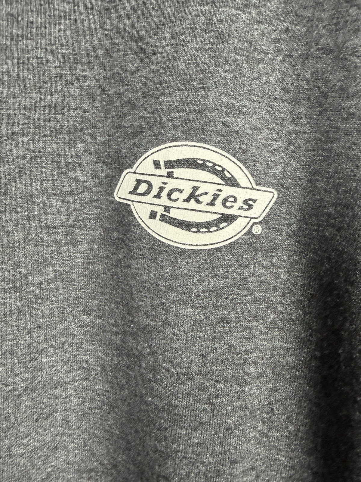Dickies Workwear Gray Graphic T Shirt Men’s Medium Back Print Short Sleeve gallery