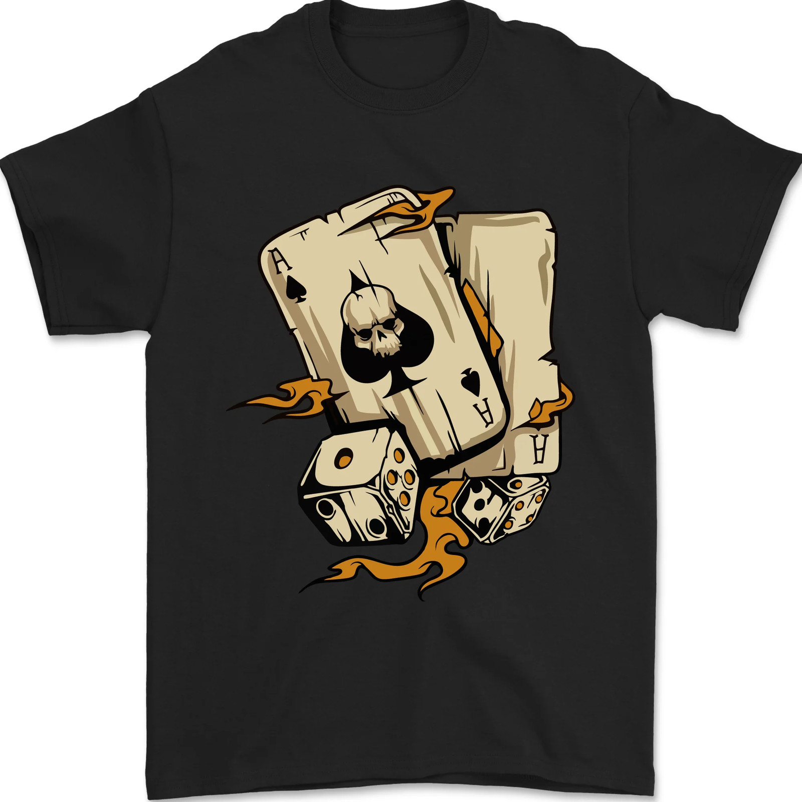 Skull Ace of Spades Heavy Metal Rock Music Mens T-Shirt 100% Cotton gallery