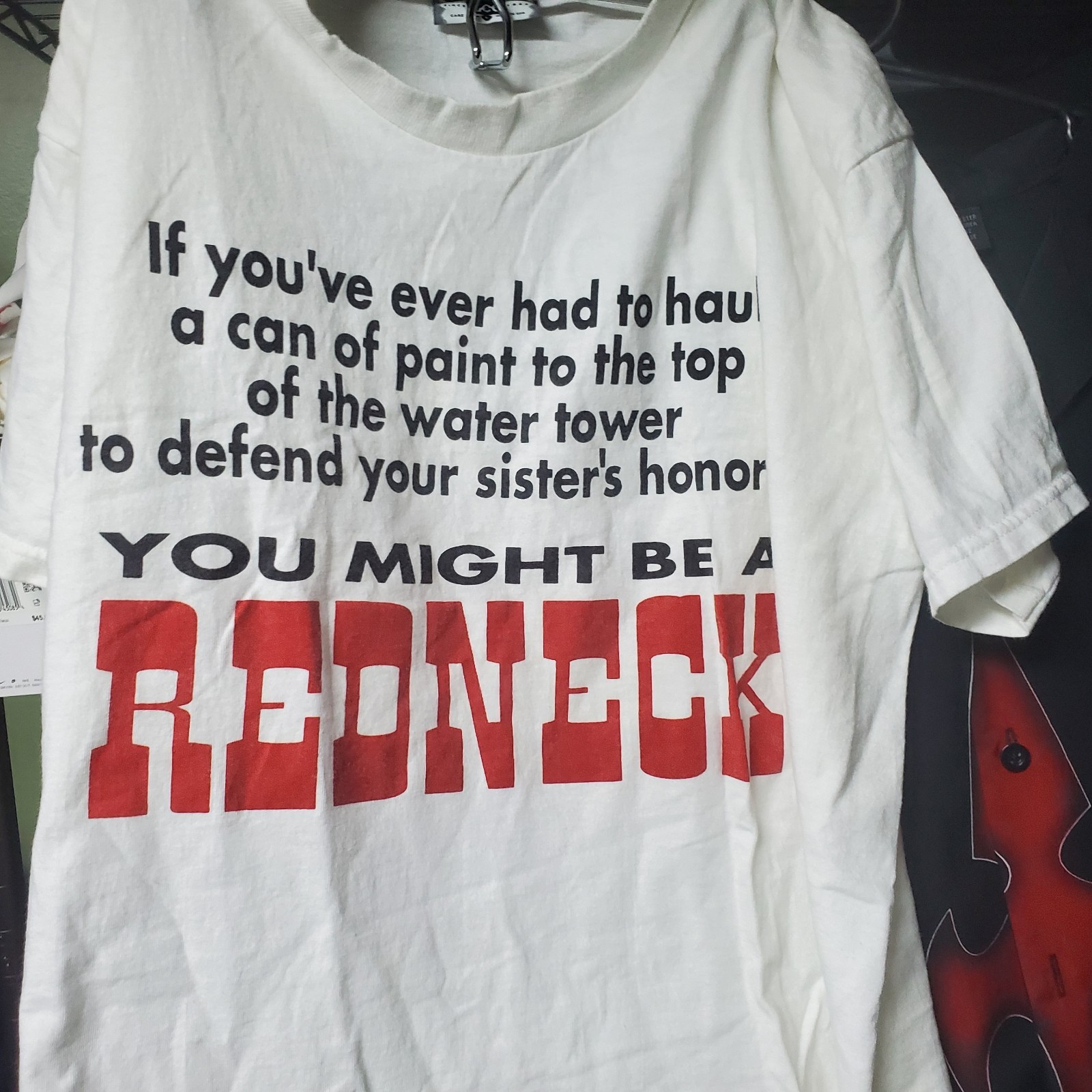 Vintage 90s Lee Sports You Might Be A Redneck Large Quote Graphic Shirt Large gallery