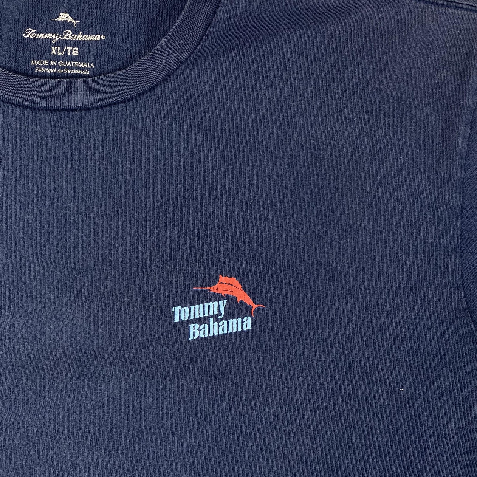 Tommy Bahama Shirt Mens XL Blue Parrotsailing Parrot Graphic UV UPF 30 gallery