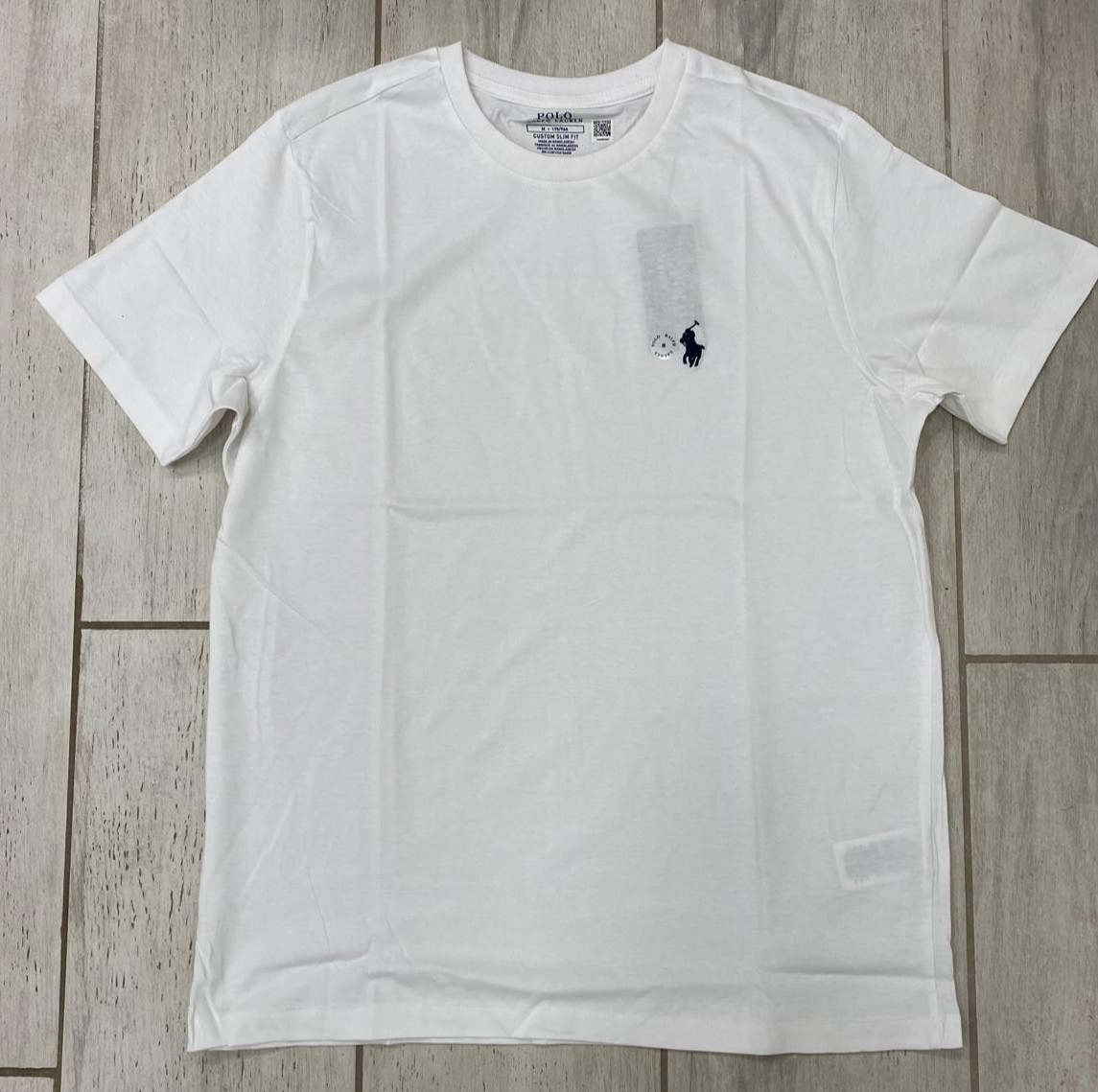 Polo Ralph Lauren Men's Classic-Fit Crewneck T-Shirt Black & White -S,M,L,XL,XXL gallery