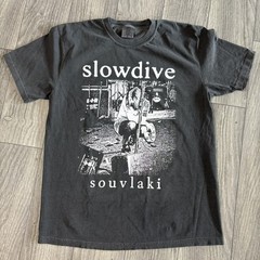 Rare Slowdive Souvlaki band basic style Vtg Short Sleeve T shirt 90s NH20142