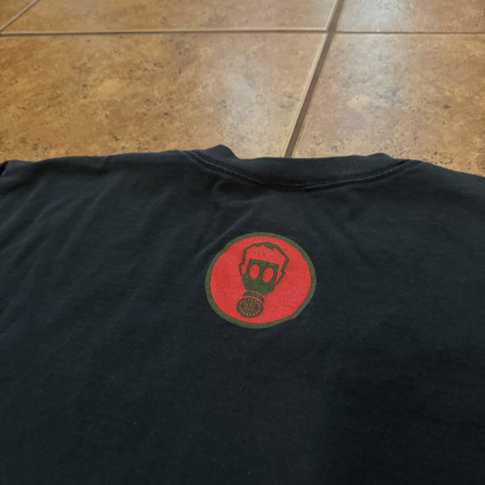 2001 Linkin Park Hybrid Theory Gas Mask Long Sleeve T-Shirt Vintage Rare gallery